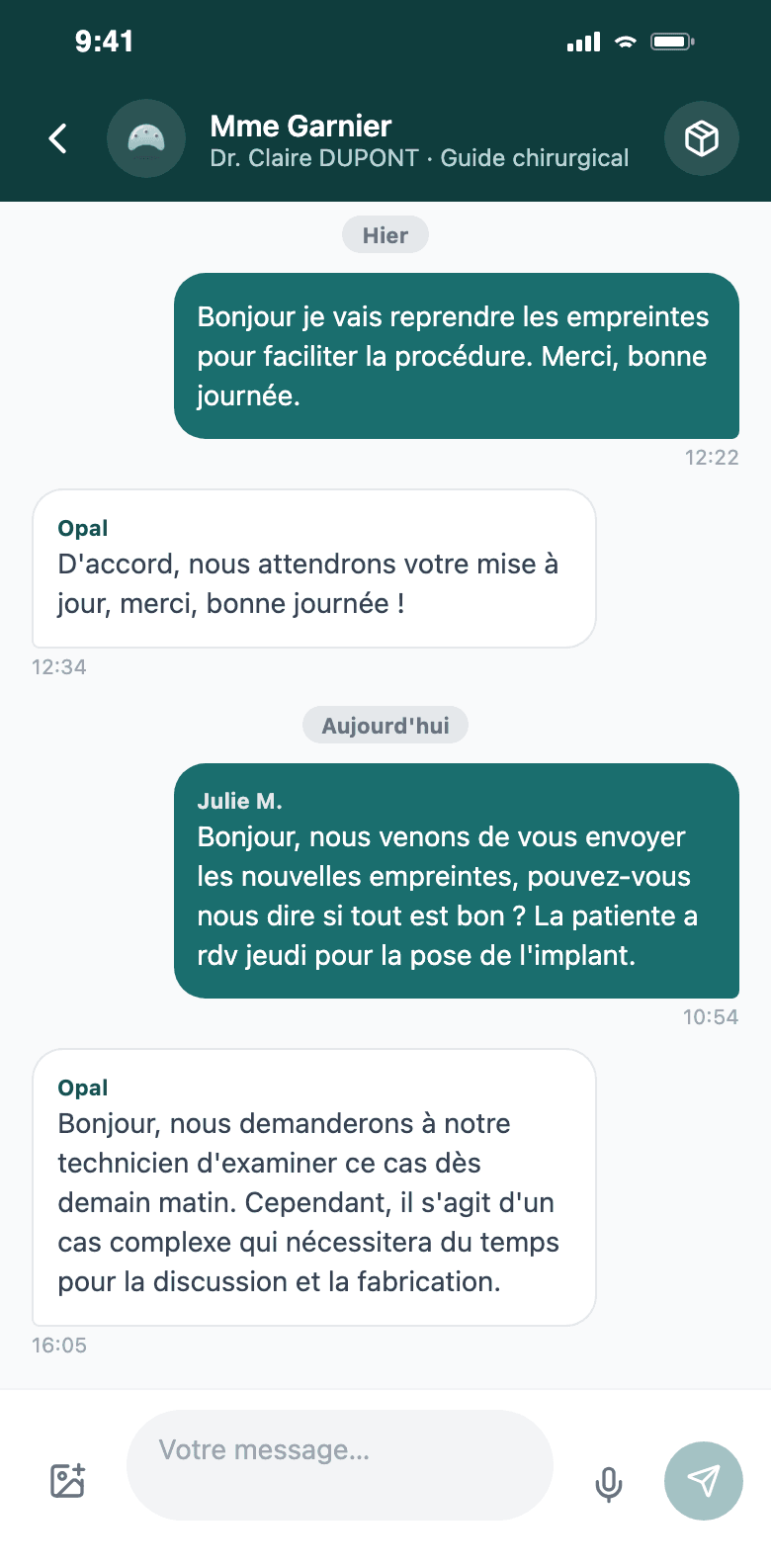 Un fil par commande